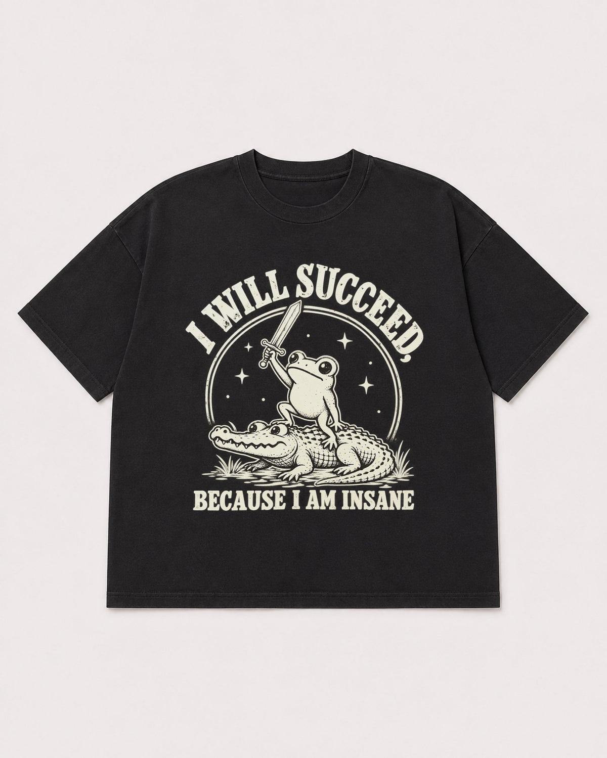 Mockup Boxy Heavyweight Tee Black product