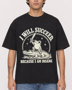 Mockup Boxy Heavyweight Tee Black male close-up 06
