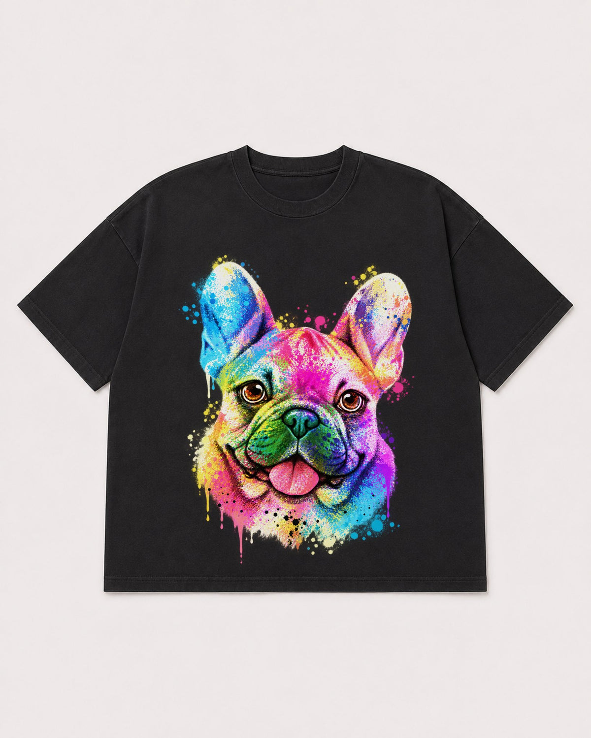 Mockup Boxy Heavyweight Tee Black product