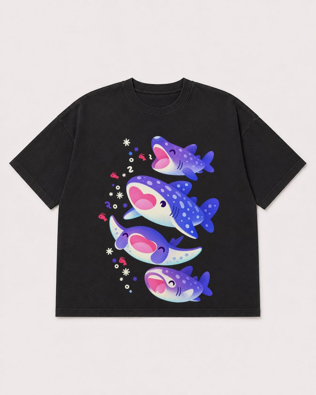 Mockup Boxy Heavyweight Tee Black product