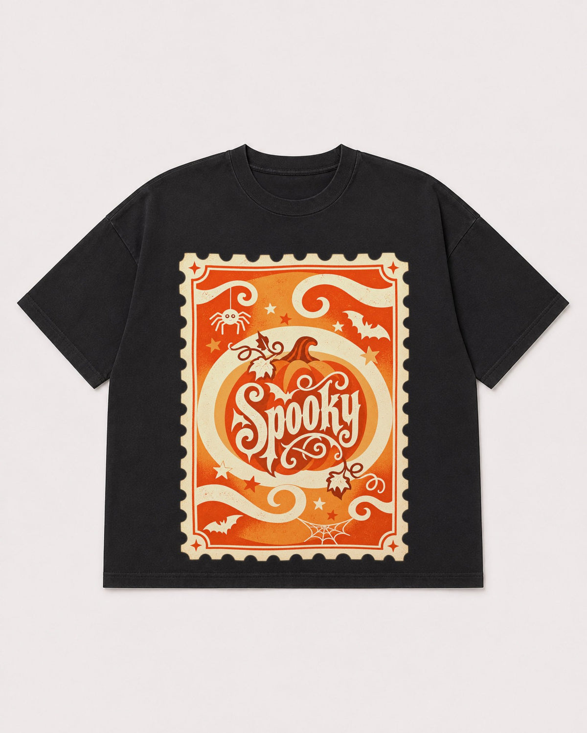 Mockup Boxy Heavyweight Tee Black product