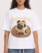 Mockup Boxy Heavyweight Tee White female close-up 06