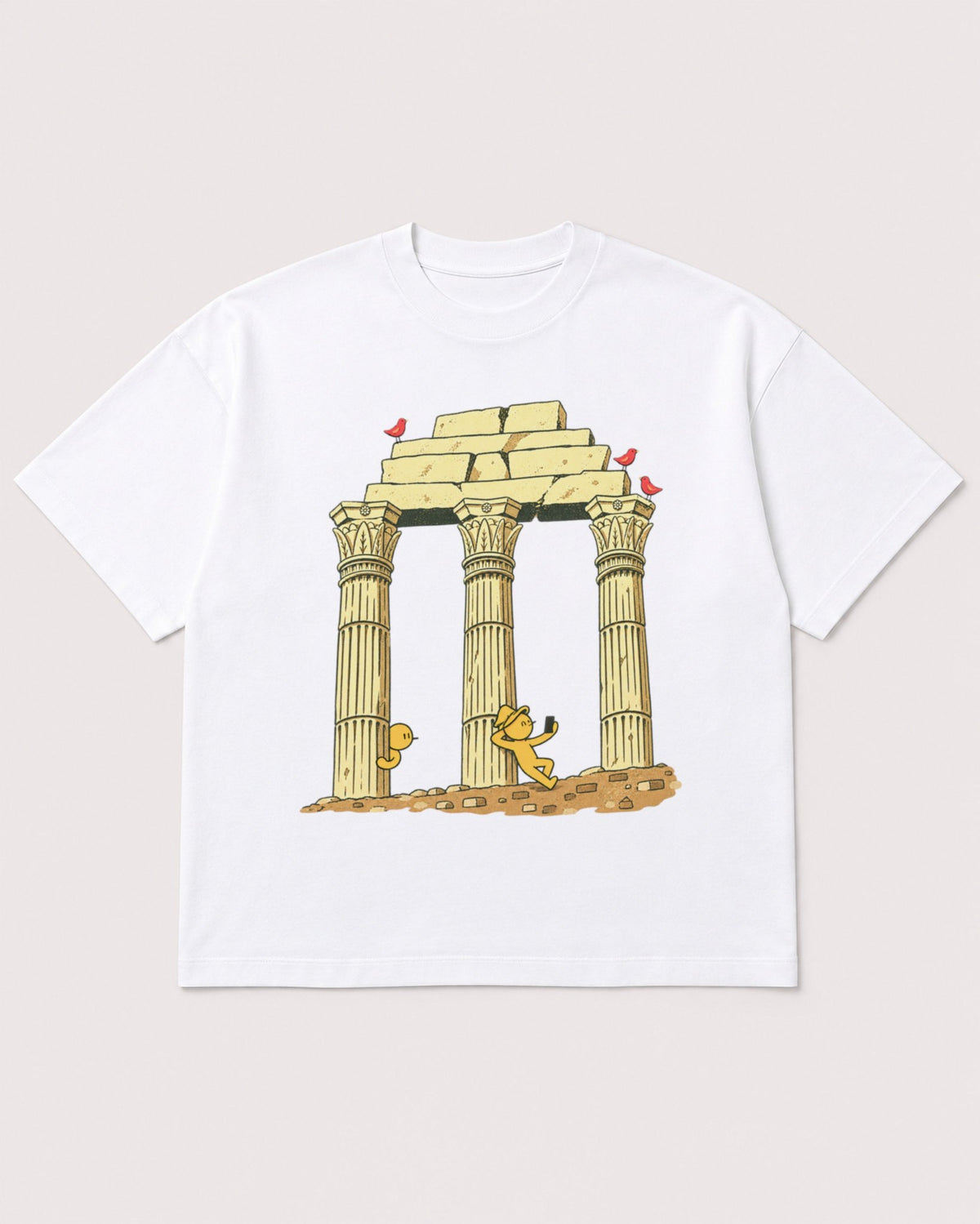 Mockup Boxy Heavyweight Tee White product