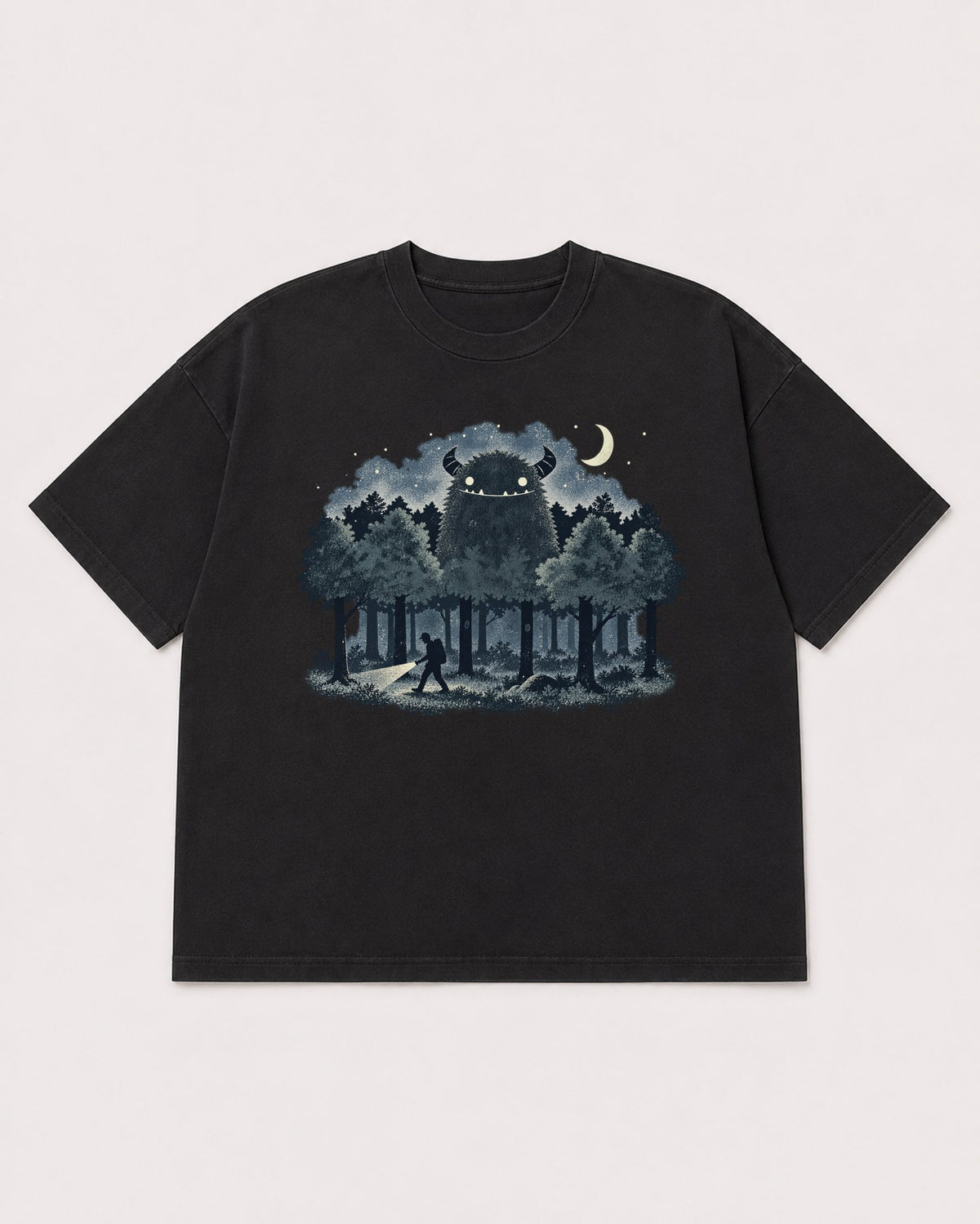 Mockup Boxy Heavyweight Tee Black product