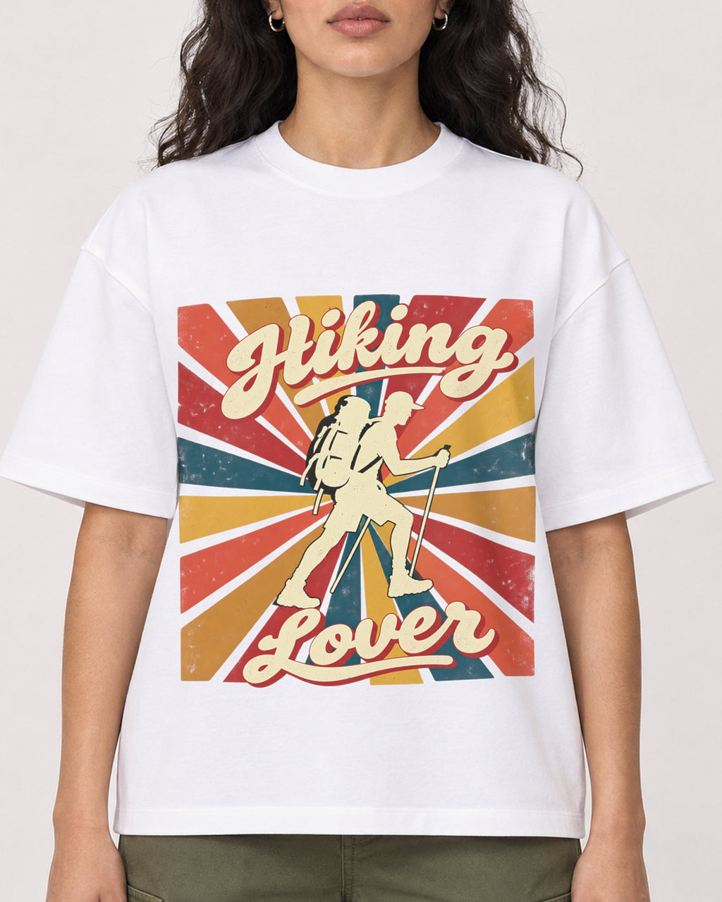 Mockup Boxy Heavyweight Tee White female close-up 07
