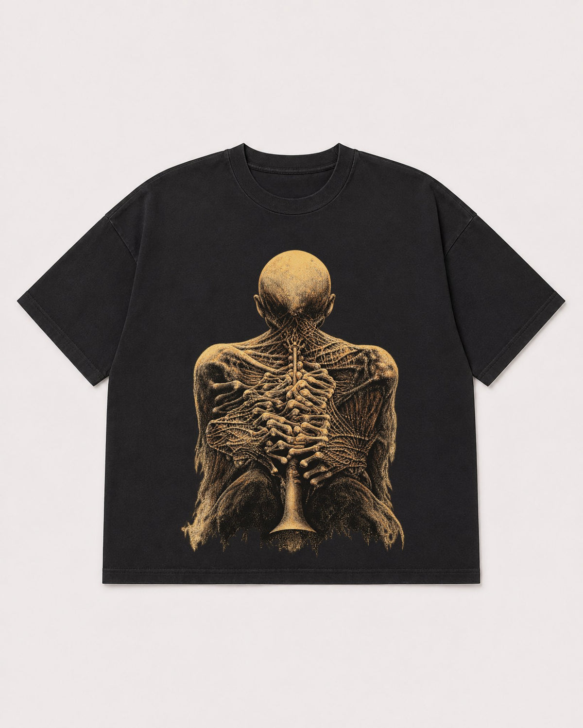 Mockup Boxy Heavyweight Tee Black product