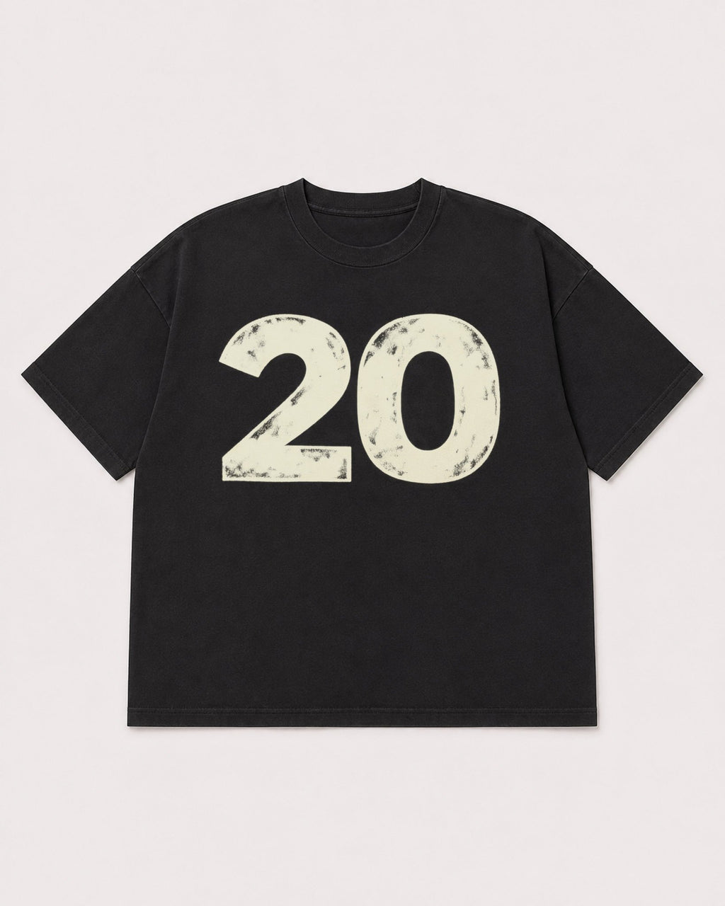 Mockup Boxy Heavyweight Tee Black product