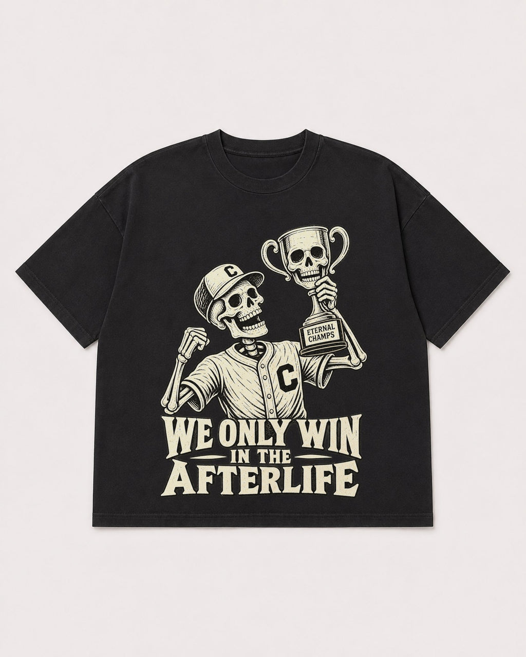 Mockup Boxy Heavyweight Tee Black product