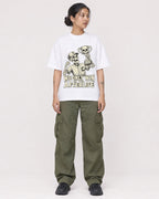 Mockup Boxy Heavyweight Tee White female full-body 12