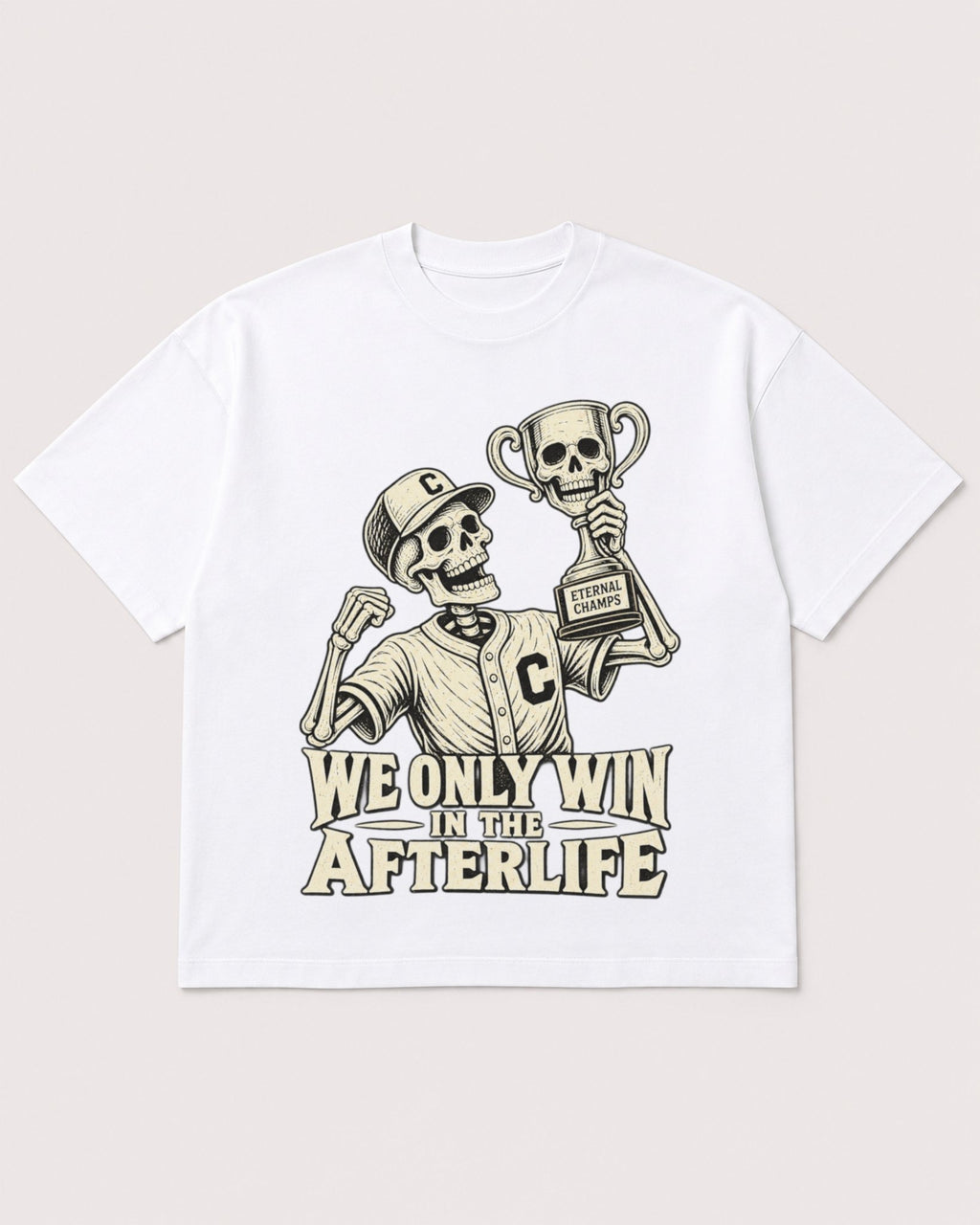 Mockup Boxy Heavyweight Tee White product