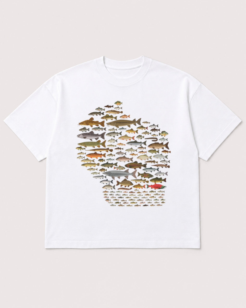 Mockup Boxy Heavyweight Tee White product