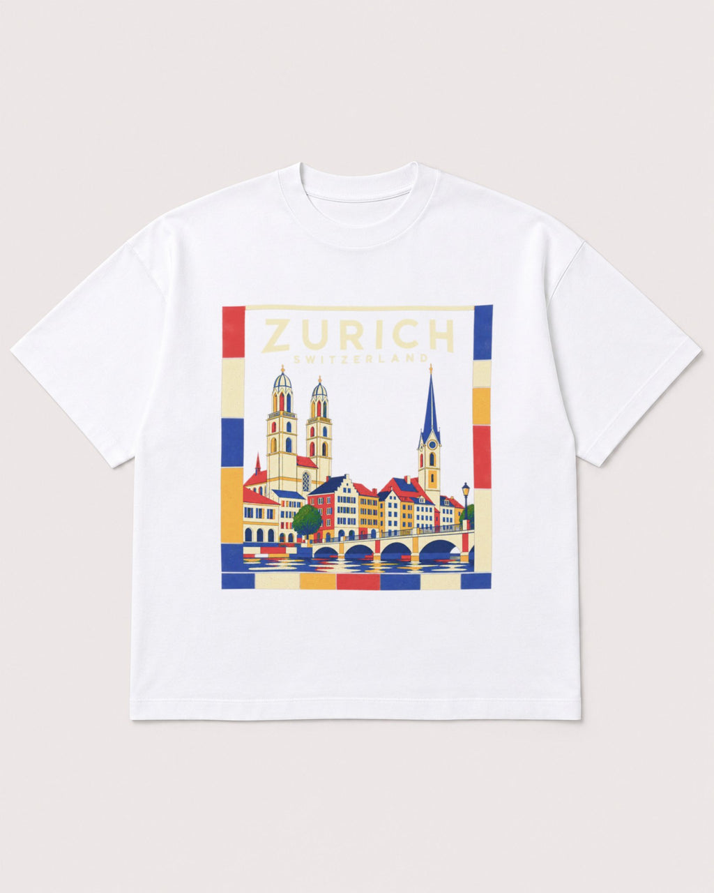 Mockup Boxy Heavyweight Tee White product