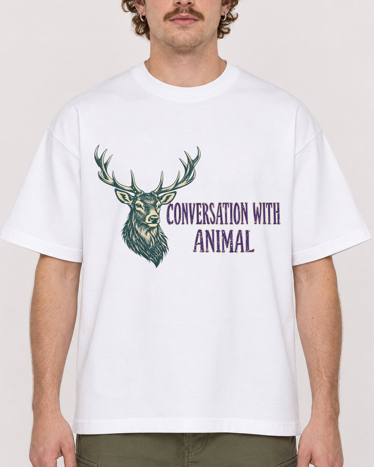 Mockup Boxy Heavyweight Tee White male close-up 09