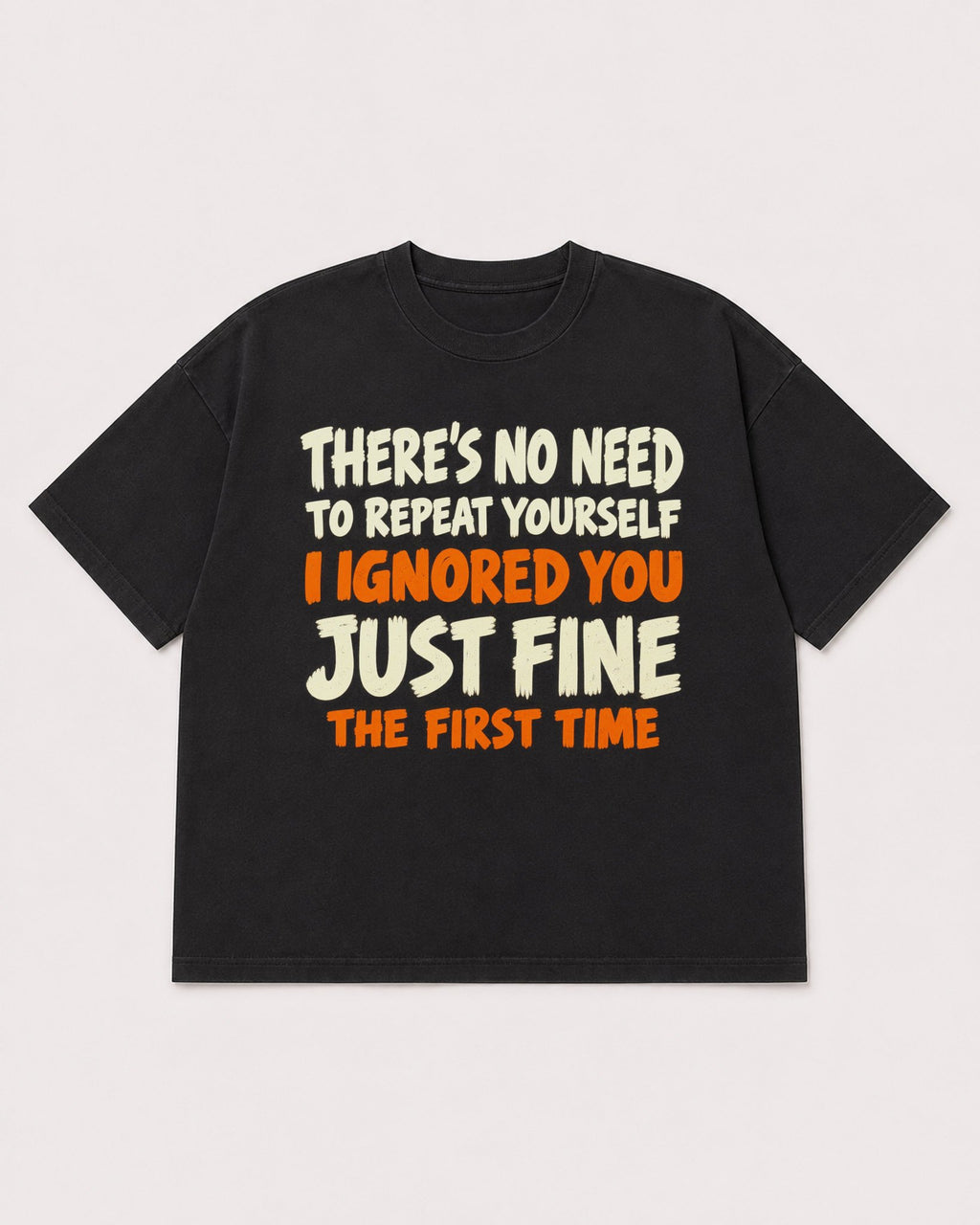 Mockup Boxy Heavyweight Tee Black product