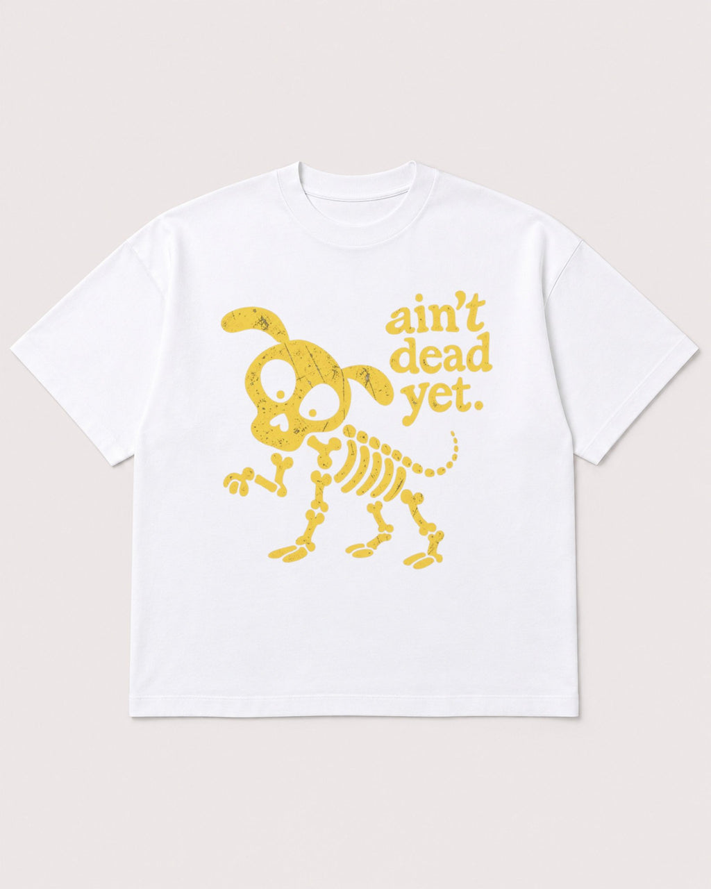 Mockup Boxy Heavyweight Tee White product