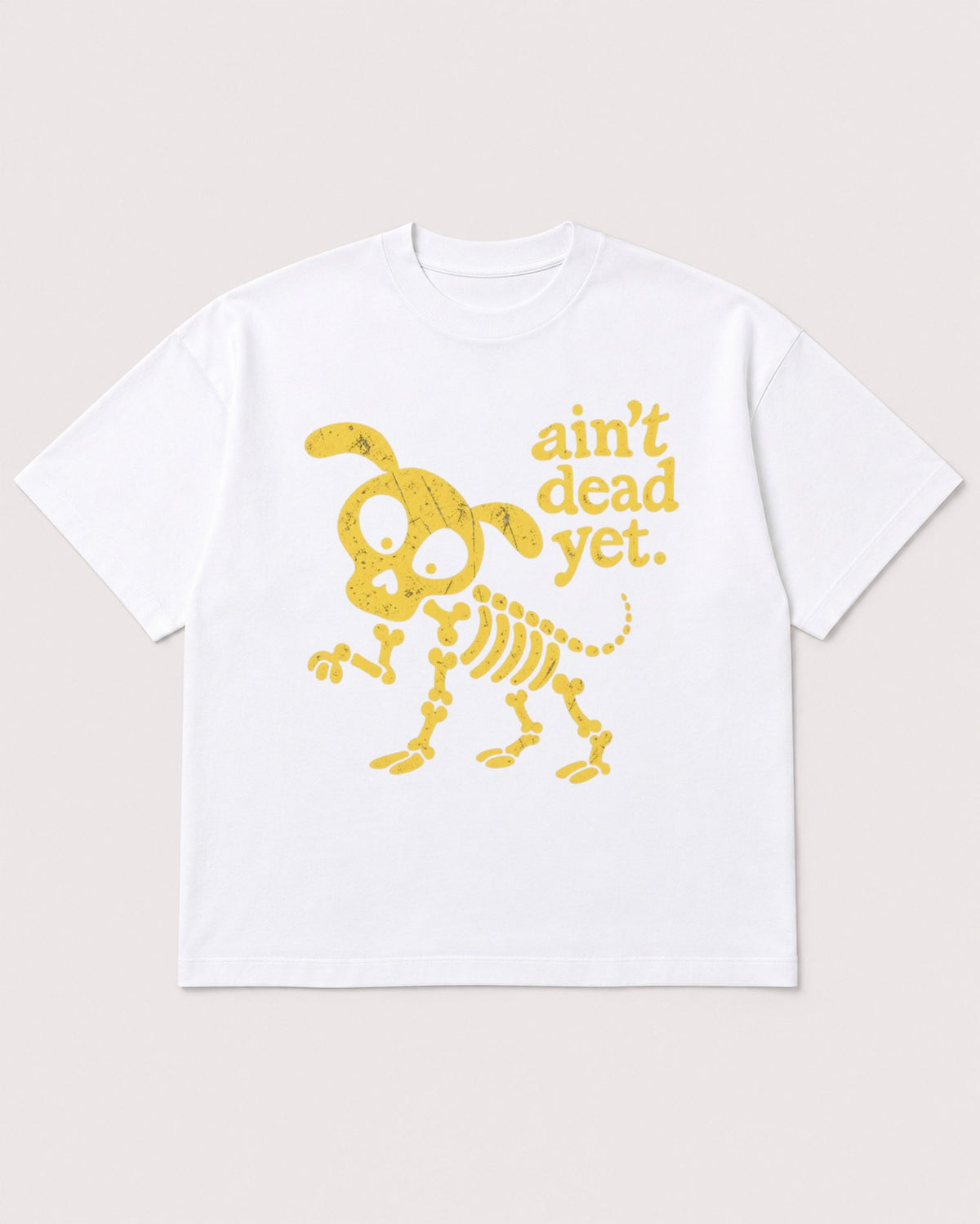 Mockup Boxy Heavyweight Tee White product