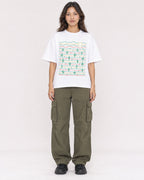Mockup Boxy Heavyweight Tee White female full-body 02