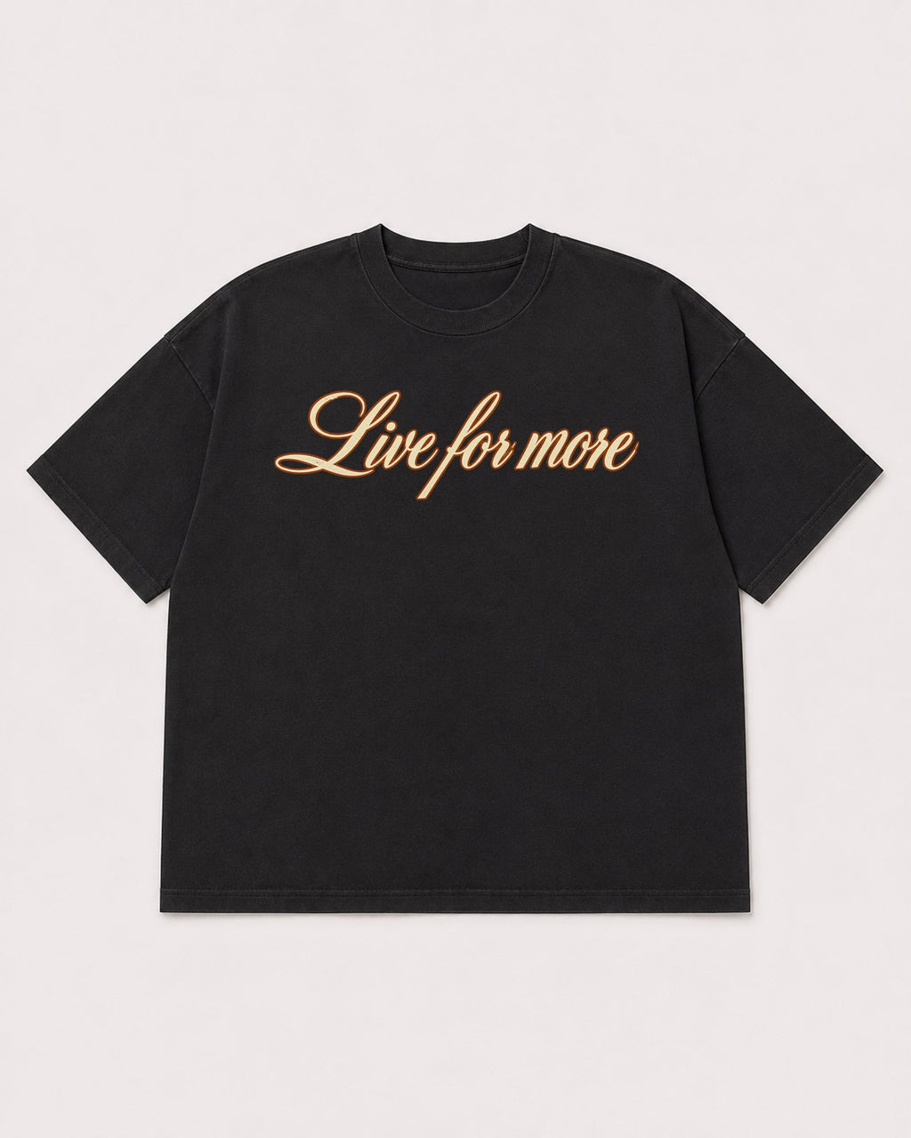 Mockup Boxy Heavyweight Tee Black product