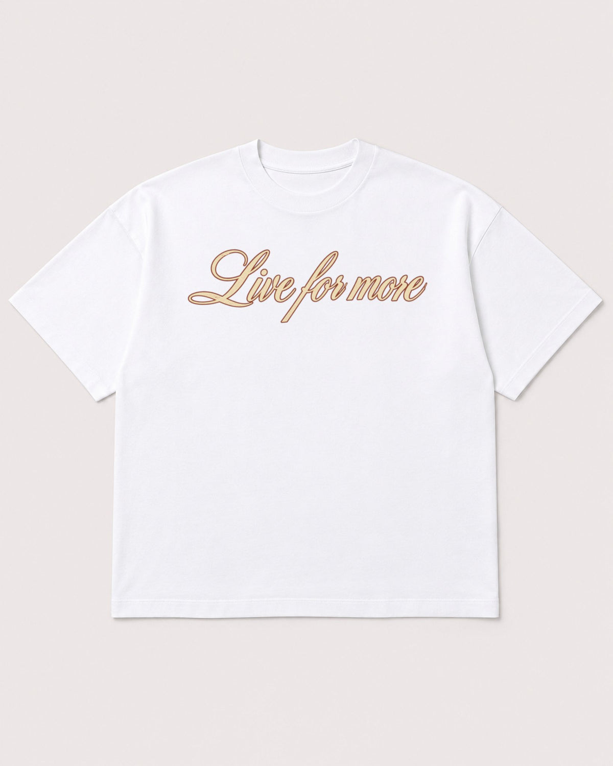 Mockup Boxy Heavyweight Tee White product
