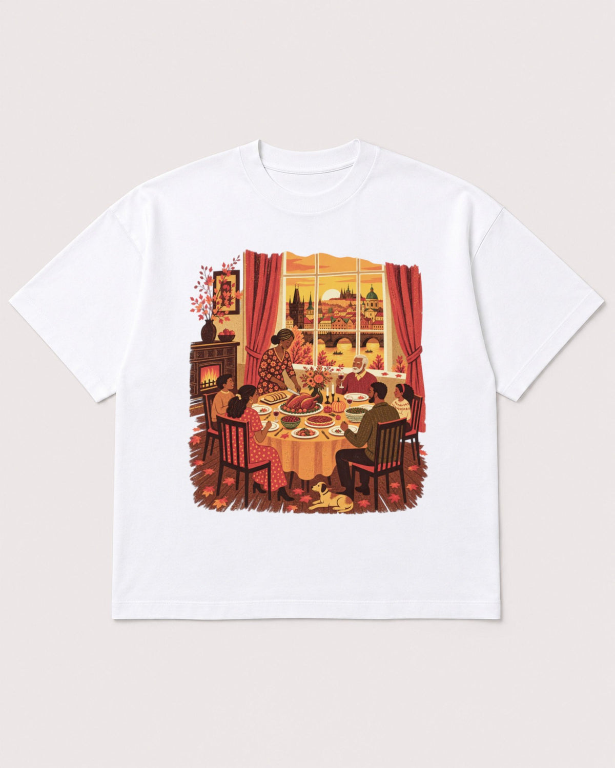 Mockup Boxy Heavyweight Tee White product