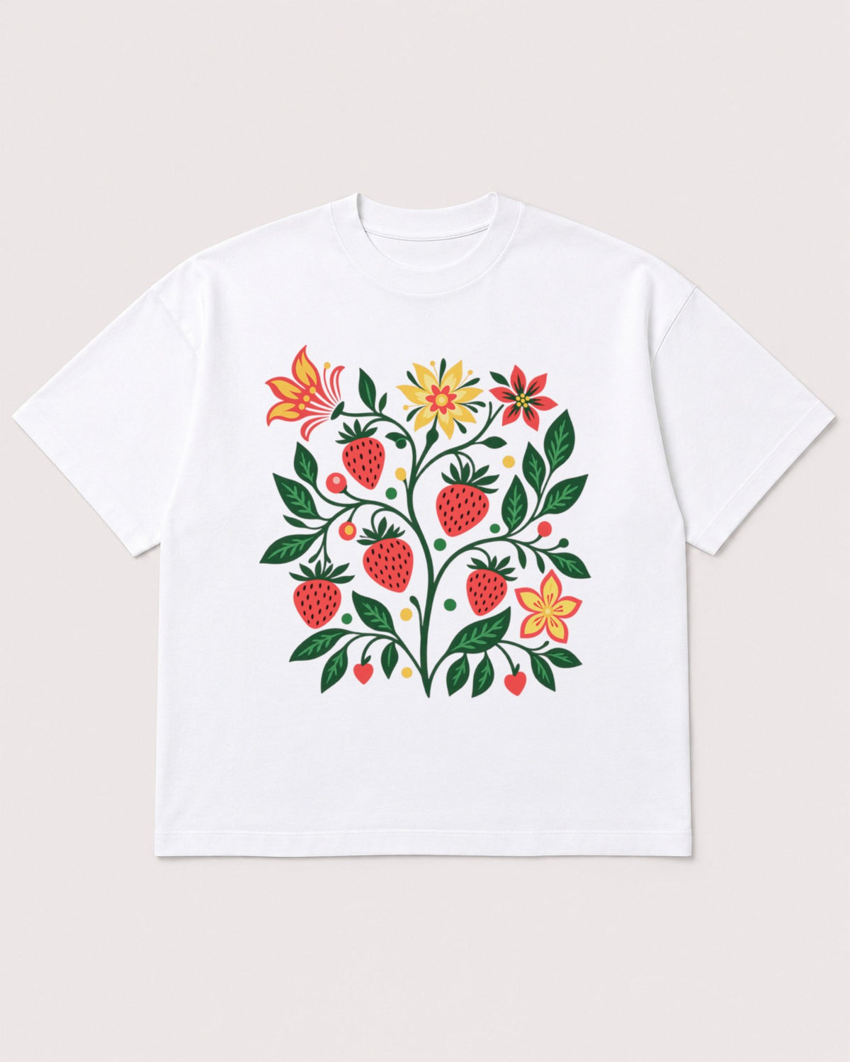 Mockup Boxy Heavyweight Tee White product
