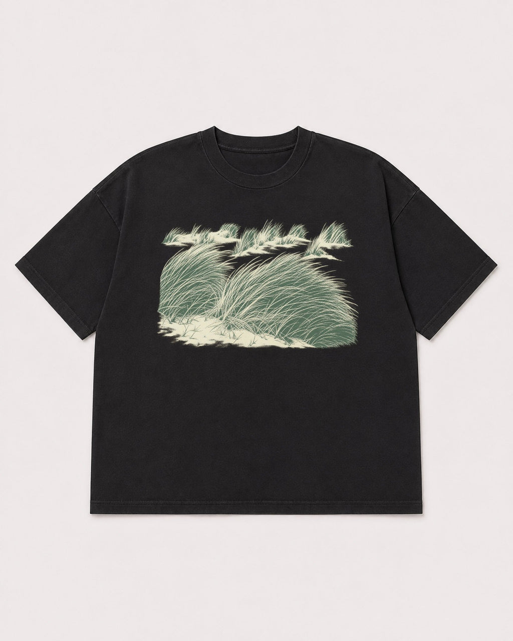 Mockup Boxy Heavyweight Tee Black product