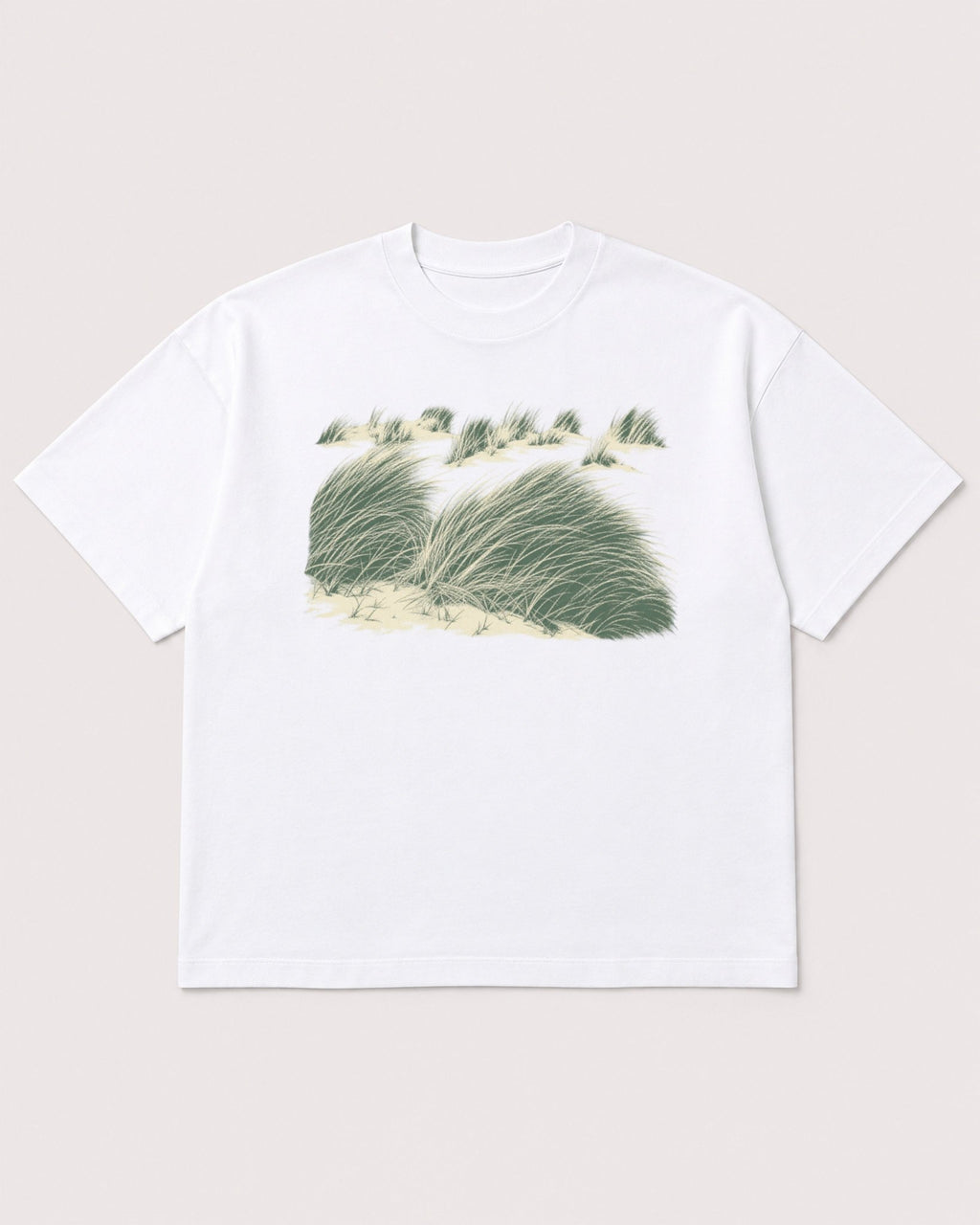 Mockup Boxy Heavyweight Tee White product