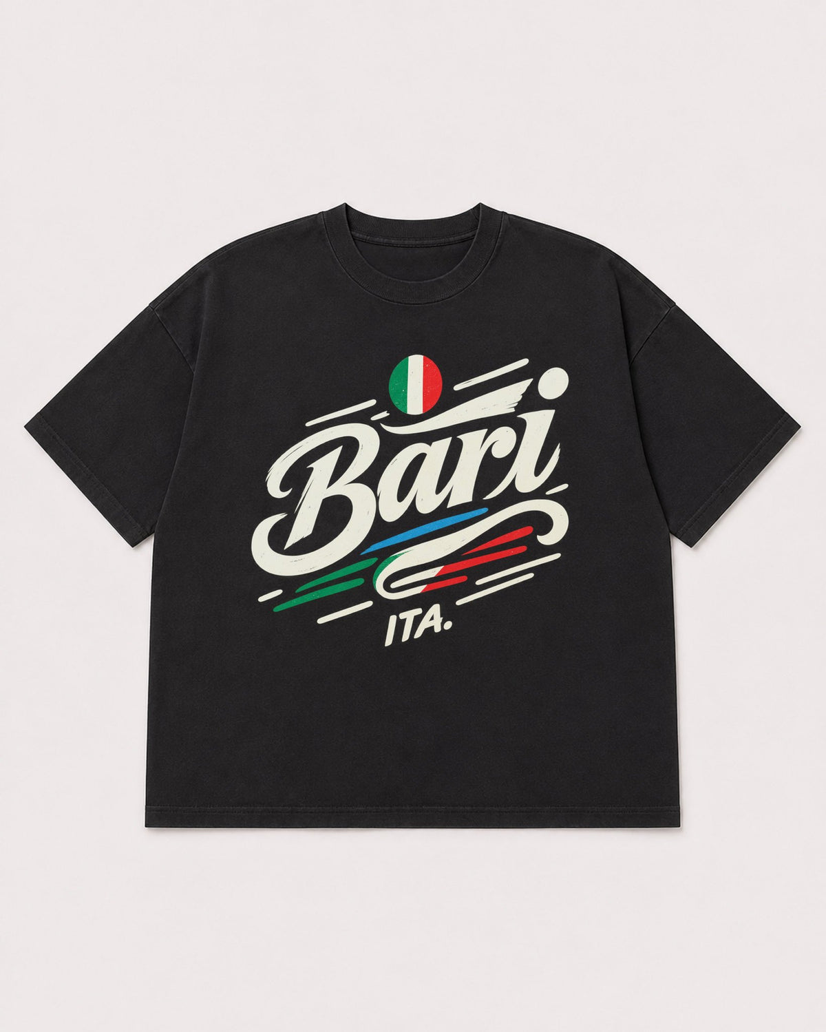 Mockup Boxy Heavyweight Tee Black product