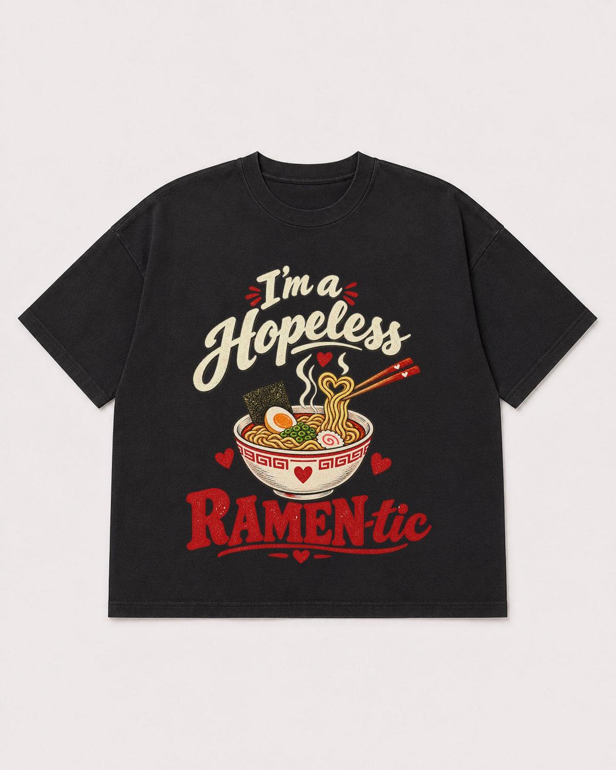 Mockup Boxy Heavyweight Tee Black product