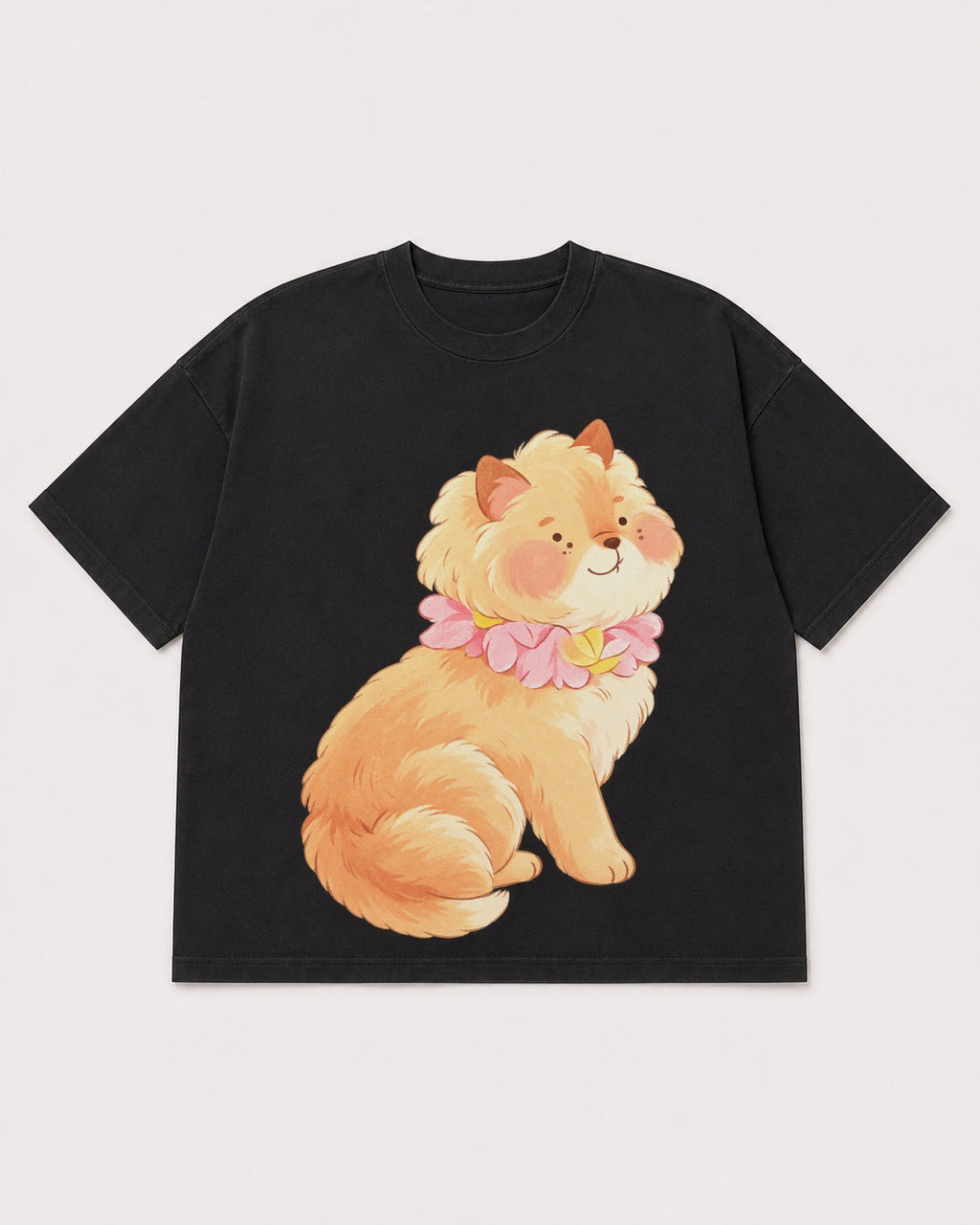 Mockup Boxy Heavyweight Tee Black product