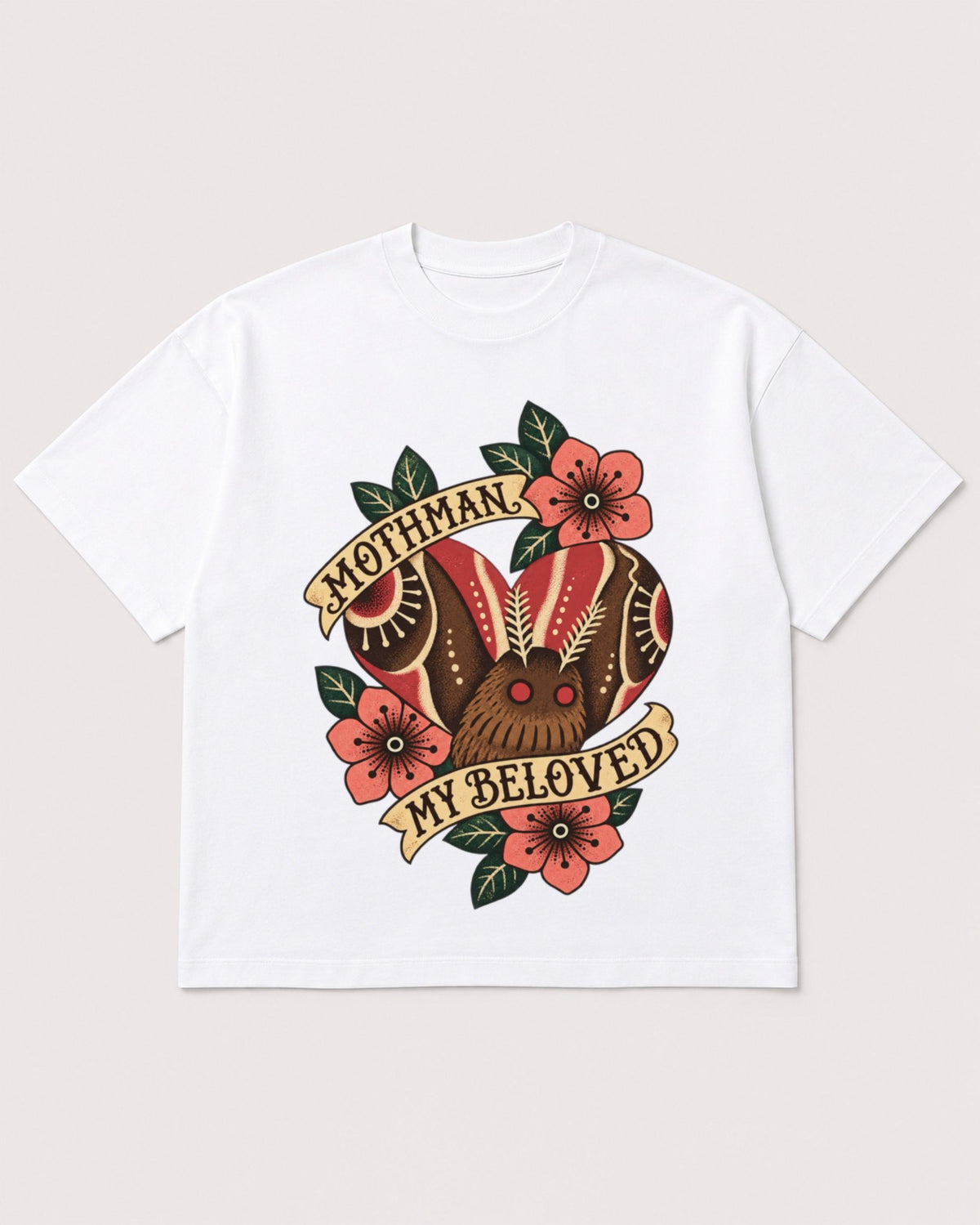 Mockup Boxy Heavyweight Tee White product