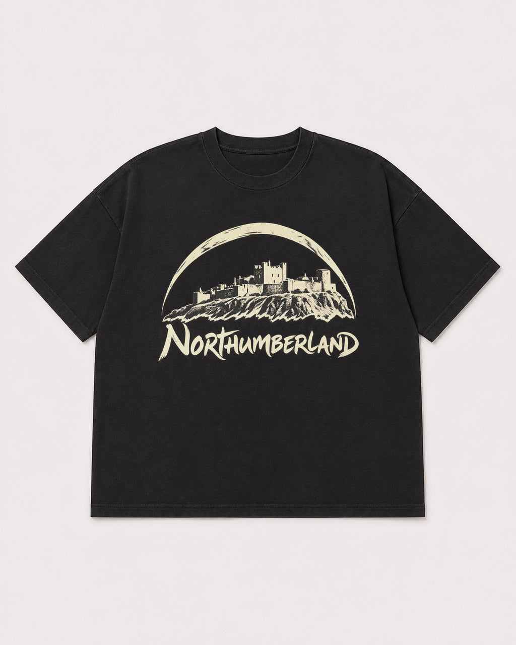 Mockup Boxy Heavyweight Tee Black product