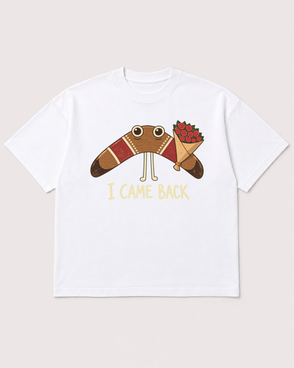 Mockup Boxy Heavyweight Tee White product