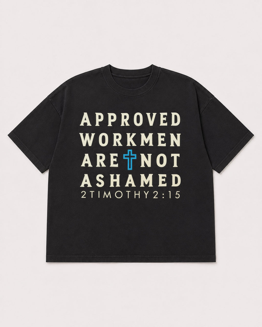 Mockup Boxy Heavyweight Tee Black product