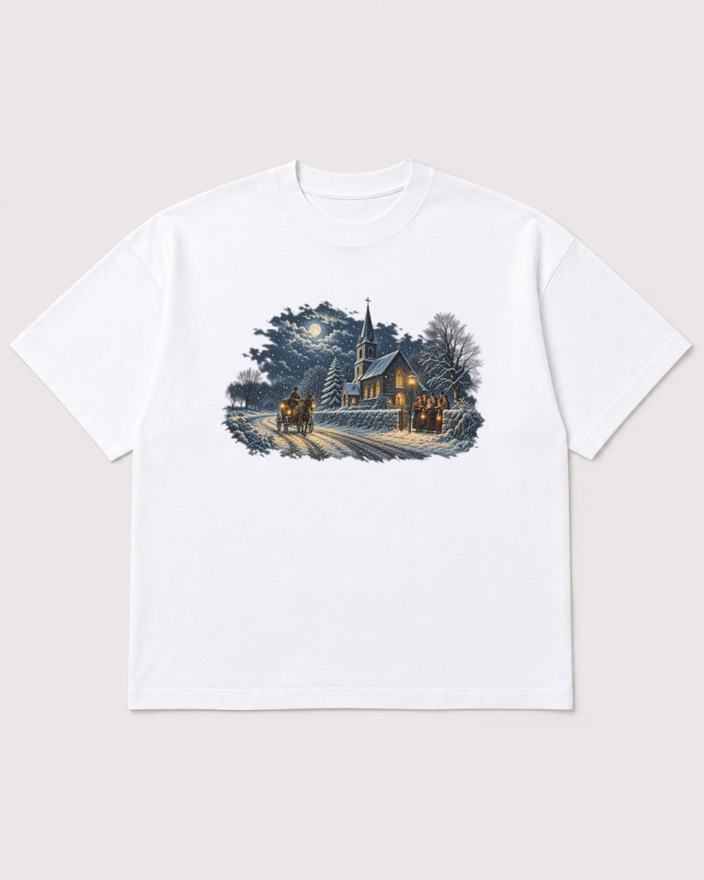 Mockup Boxy Heavyweight Tee White product