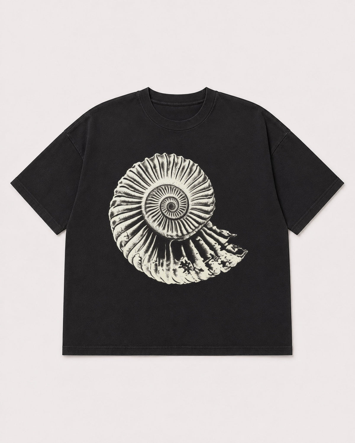 Mockup Boxy Heavyweight Tee Black product