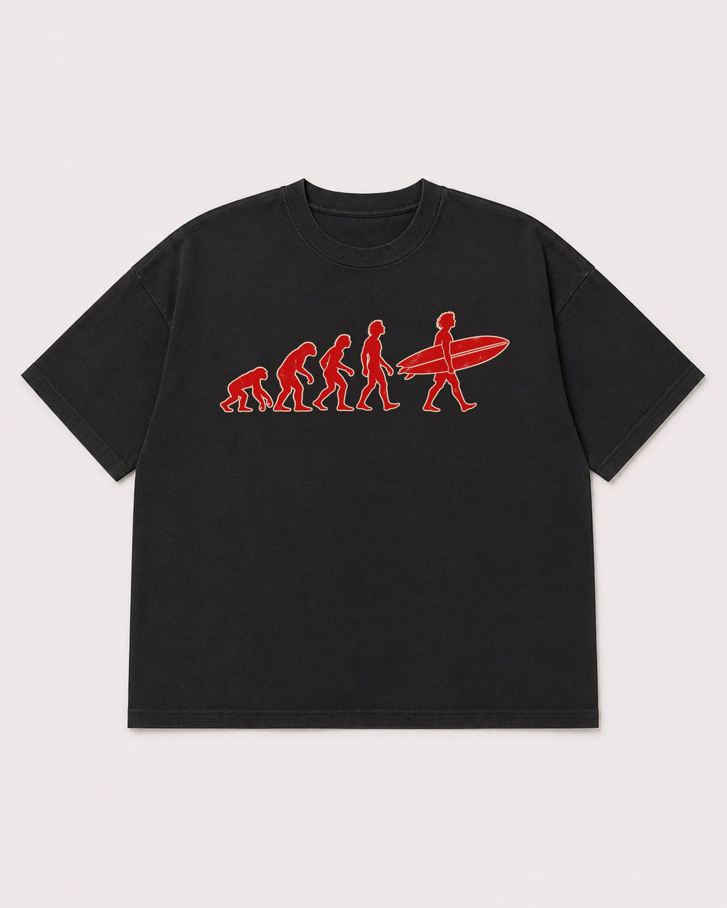 Mockup Boxy Heavyweight Tee Black product