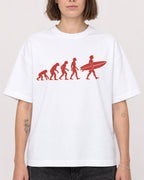 Mockup Boxy Heavyweight Tee White female close-up 18