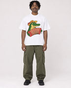 Mockup Boxy Heavyweight Tee White male full-body 04