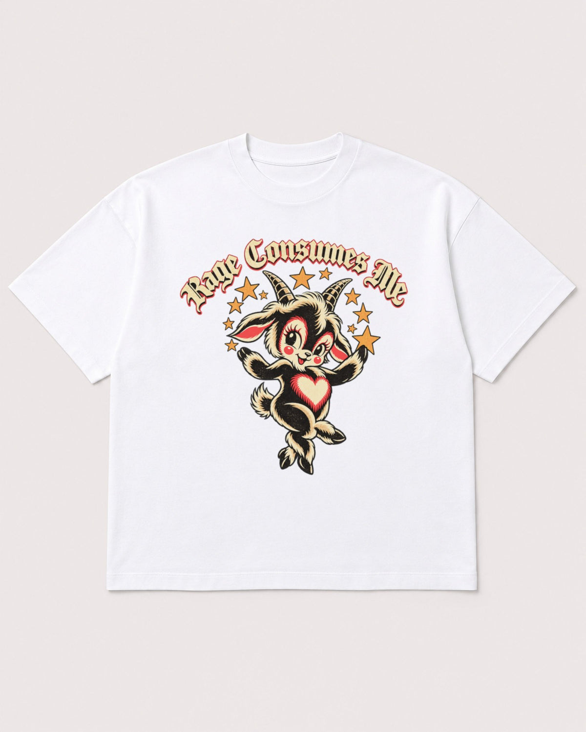 Mockup Boxy Heavyweight Tee White product