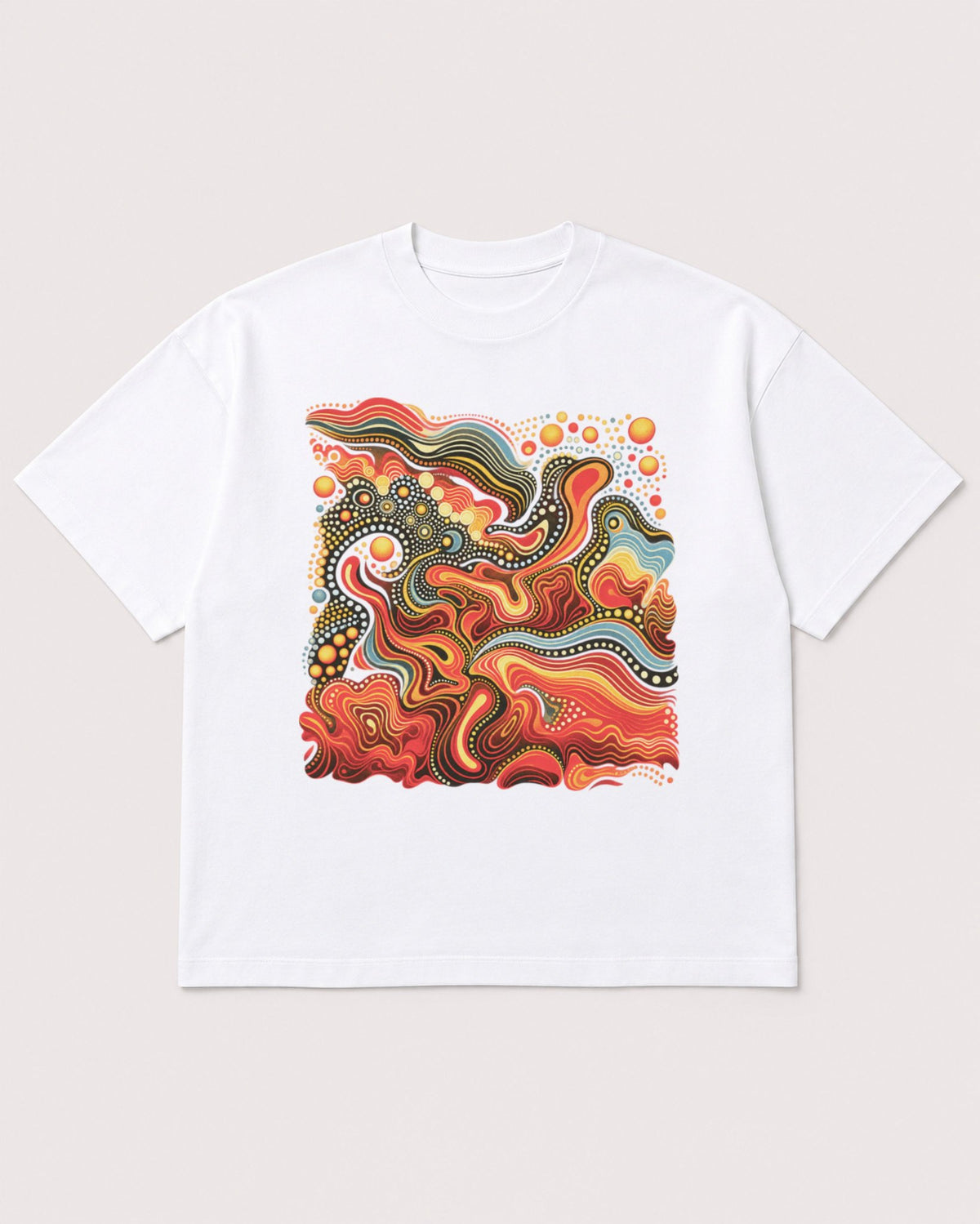 Mockup Boxy Heavyweight Tee White product