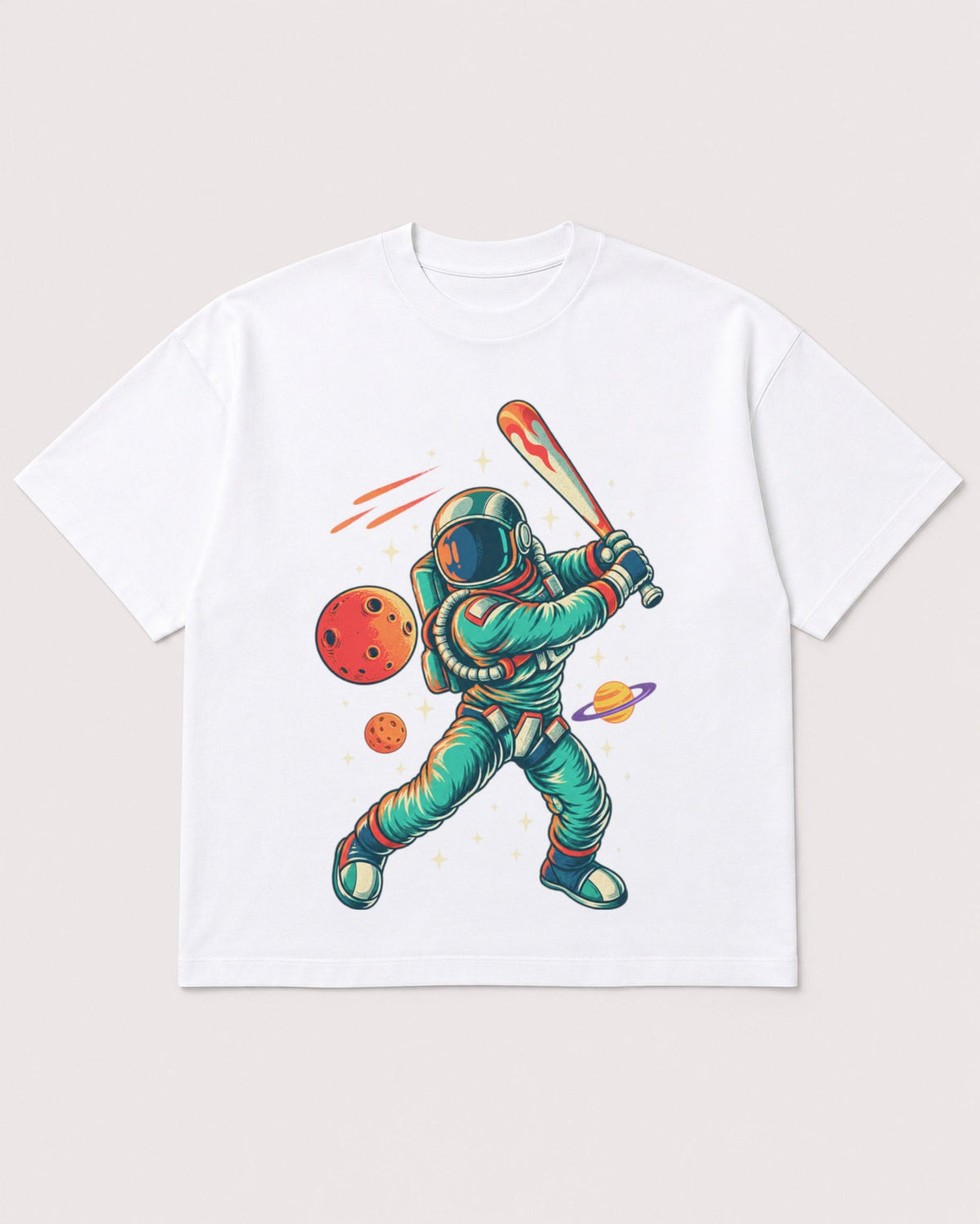 Mockup Boxy Heavyweight Tee White product