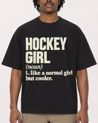 Mockup Boxy Heavyweight Tee Black male close-up 04