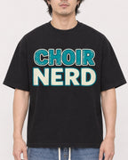 Mockup Boxy Heavyweight Tee Black male close-up 03