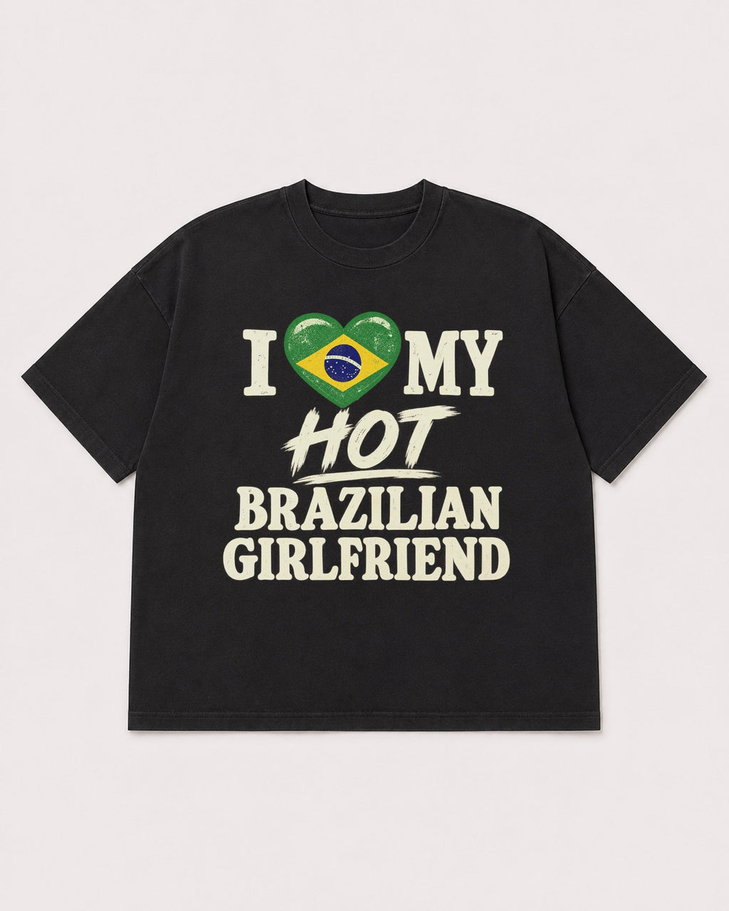 Mockup Boxy Heavyweight Tee Black product