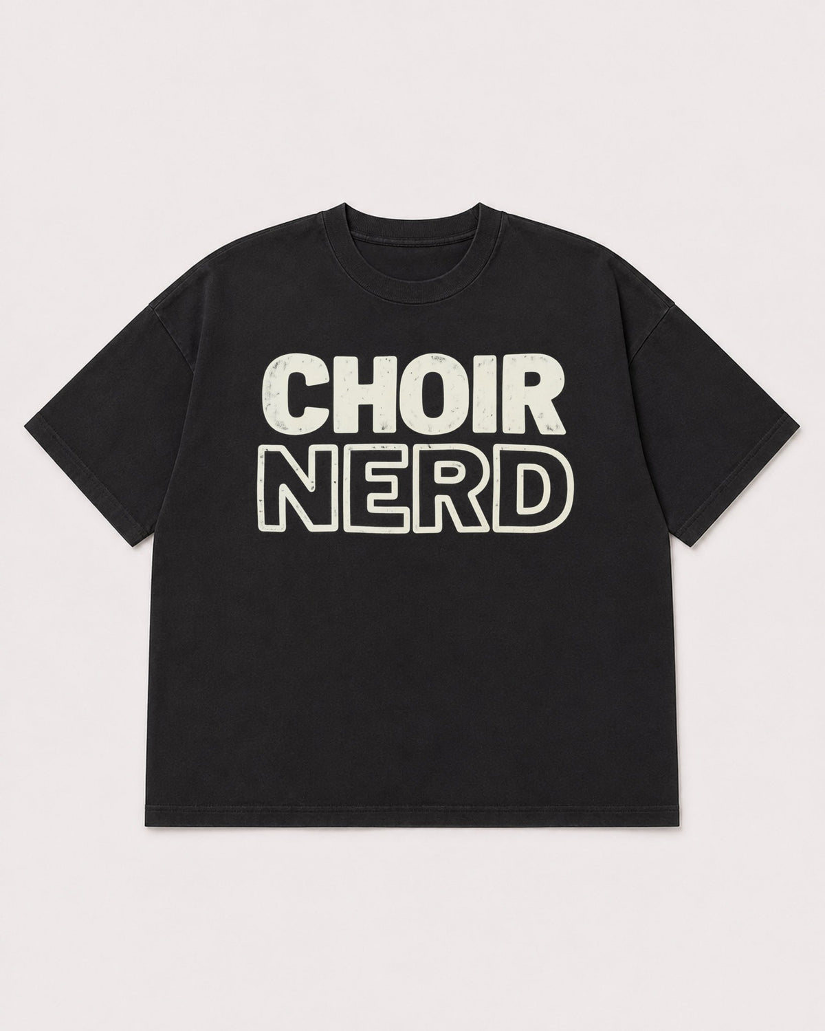 Mockup Boxy Heavyweight Tee Black product