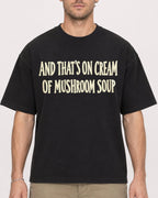 Mockup Boxy Heavyweight Tee Black male close-up 08