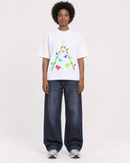 Mockup Boxy Heavyweight Tee White female full-body 14