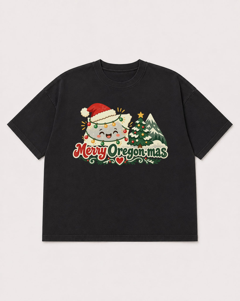 Mockup Boxy Heavyweight Tee Black product