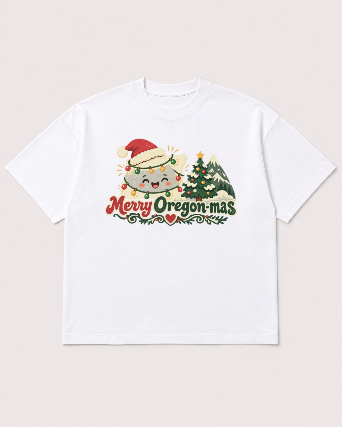 Mockup Boxy Heavyweight Tee White product